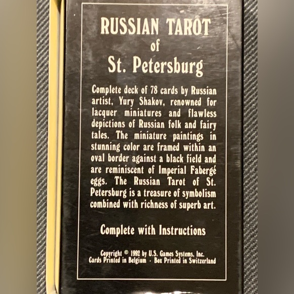 Vintage 1st Edition Russian Tarot Cards of St. Petersburg. - Picture 4 of 6